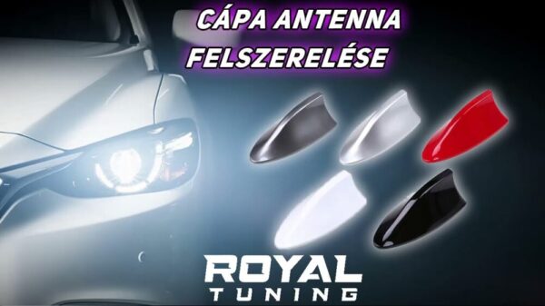 Cápa antenna fekete