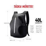 Motoros hátizsák sisaktartós