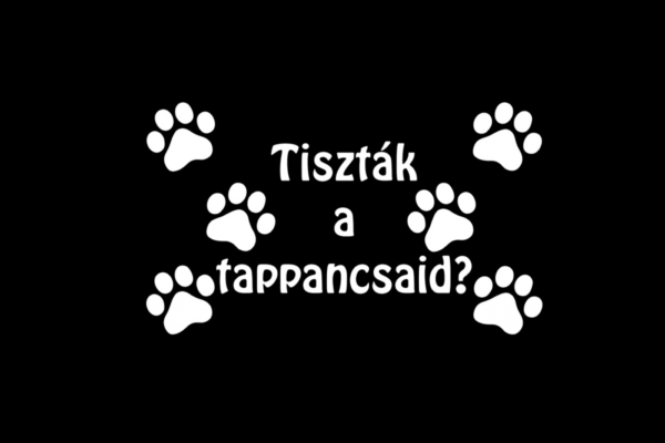 Lábtörlő - Tiszták a tappancsaid?