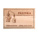Pálinka No.5 egyedi vágódeszka - XXL