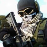 Koponyás maszk fehér