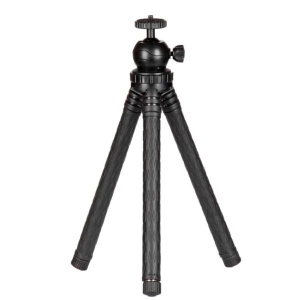 Sunpak Portable Vlogging Szett, tripod, telefonadapter, stúdió körlámpa, fekete