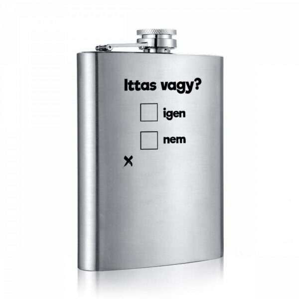 28663123_ittas_vagy_x.jpg Fém laposüveg - Ittas vagy?