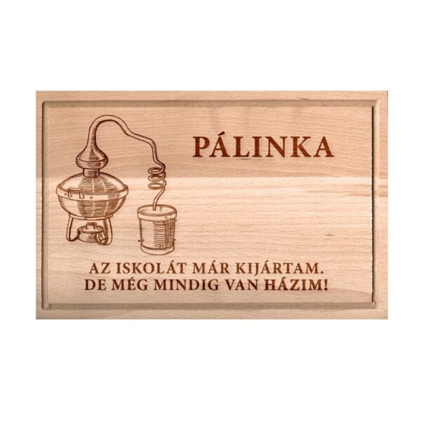 Pálinka No.2 egyedi vágódeszka nagy