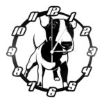 Bakelit óra - bullterrier