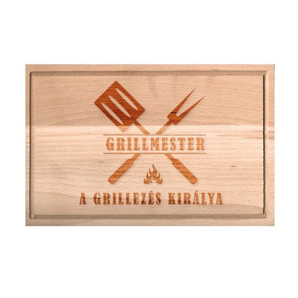 Egyedi vágódeszka grillmester - XXL