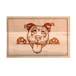 Pitt Bull egyedi vágódeszka - nagy