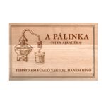 Pálinka No.6 egyedi vágódeszka - XXL