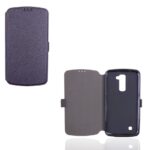 LG K3 (2017), Oldalra nyíló tok, CoverGel, fekete