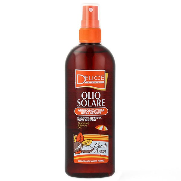 Delice Solaire barnulásfokozó napolaj argánolaj kivonattal 200ml