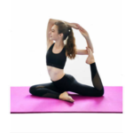 Jóga matrac, ajándék táskával - rózsaszín