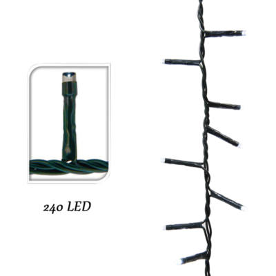 6023779_egok_24020LED.png 240 LED-es karácsonyi fényfüzér, 8 mozgó beállítással, meleg fehér