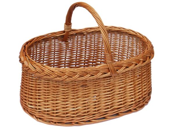 Autós kosár szövött aljra