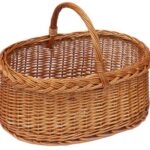 Autós kosár szövött aljra