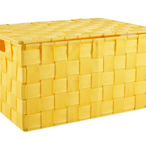 Műrattan tároló fedeles II. sárga