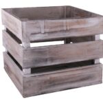 Egyedi bútor/kiegészítő Shabby láda magas 3 léces I