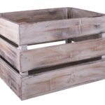 Egyedi bútor/kiegészítő Shabby láda magas 3 léces II