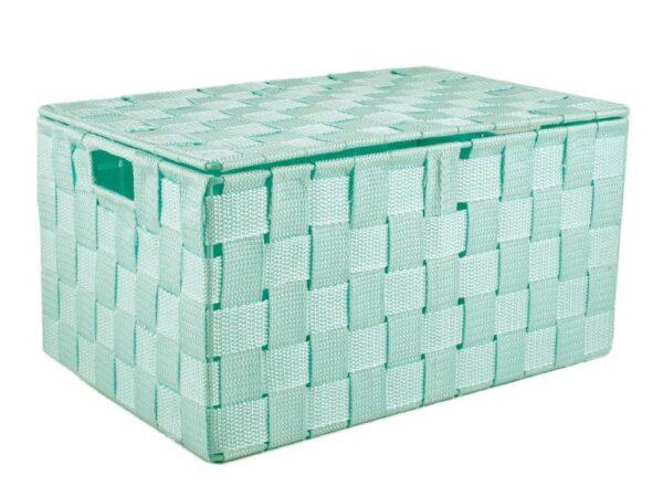 Műrattan tároló fedeles II. türkiz