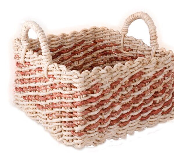 Gyékény doboz füllel M