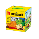 WANGE® 58231 | készségfejlesztő építőjáték készlet | 625 db építőkocka | Kreatív vegyes doboz színes építőkockákkal