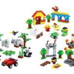 WANGE® 58231 | készségfejlesztő építőjáték készlet | 625 db építőkocka | Kreatív vegyes doboz színes építőkockákkal