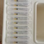 Fecskendő 3200 db, 1ml 25GX1" holttérmentes, levehető tűvel