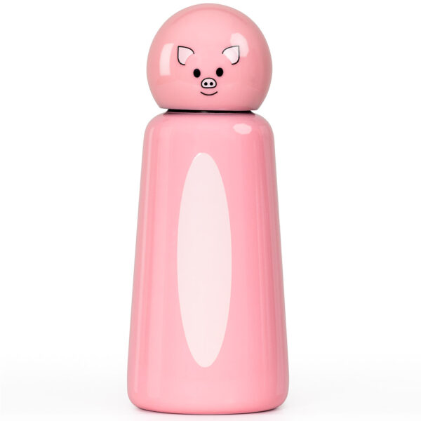 7363 Skittle Bottle Mini Pig LUND Skittle Mini BPA mentes acél kulacs 300ML PIG