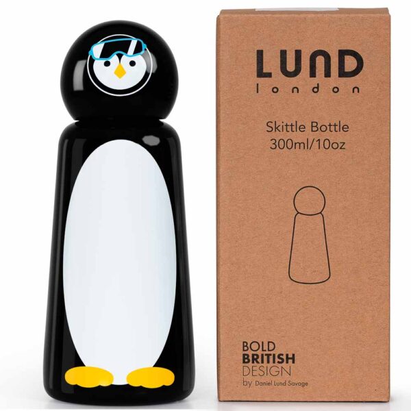 7364 Skittle Bottle Mini Penguin LUND Skittle Mini BPA mentes acél kulacs 300ML PENGUIN