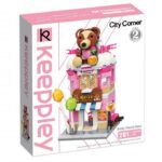 product_image_1654680976.jpg QMAN® C0109 Keeppley | készségfejlesztő építőjáték | 281 db építőkocka | Maci Ház