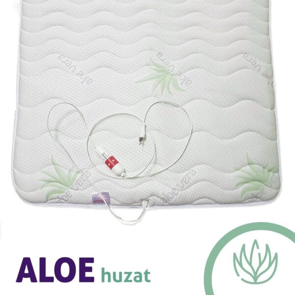 Infra lepedő és derékalj Aloe vera huzattal 80x190 cm