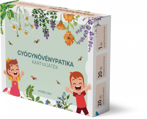HerbClinic Gyógynövénypatika kártyajáték- Magyarország első családbarát, gyermekek fantáziájára szabott gyógynövényoktató kártyajátéka