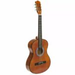 Akusztikus gitár szett kezdőknek, ajándék hangolóval - barna