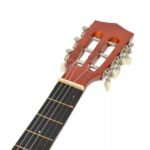 Akusztikus gitár szett kezdőknek, ajándék hangolóval - barna