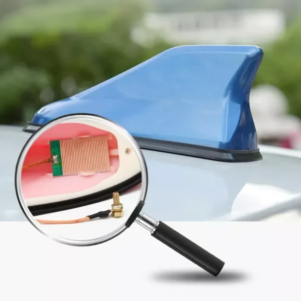 Cápauszonya antenna ezüst