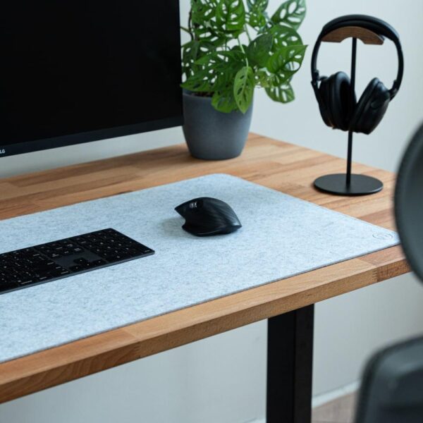 Artimo Desk Mat - M (80x40cm), Világos szürke