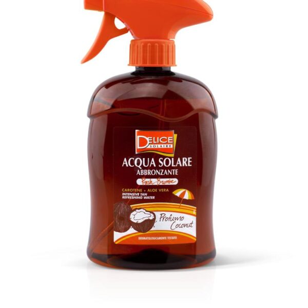 Delice Solaire színmegörző napozó víz kókusz illattal  500ml