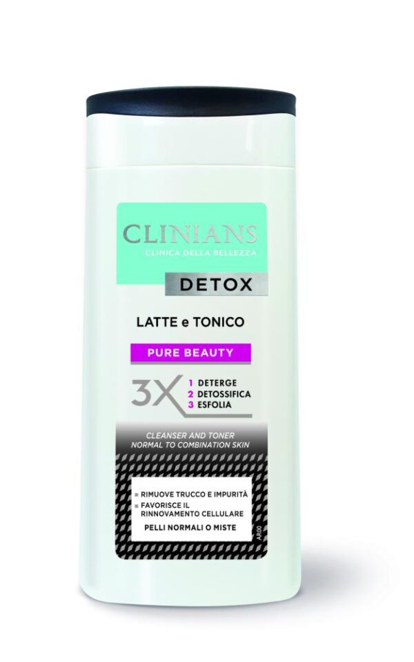 Clinians Pure Beauty arclemosó tej és tonik mandula kivonattal 200ml