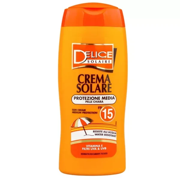 Delice Solaire alacsony faktorszámú naptej UVA-UVB védelemmel SPF15 250ml