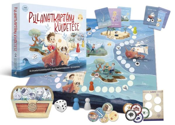 Pillanatkapitány küldetése társasjáték