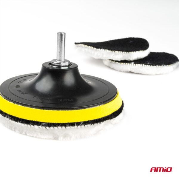 122587424_gyapju_polirozokorong_furoba_foghato-3.jpg Polírozó szett fúróba fogható gyapjú korong 4 darabos 125mm