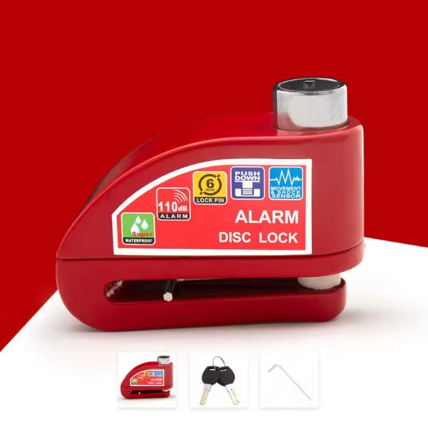 Riasztós tárcsafék zár motorhoz